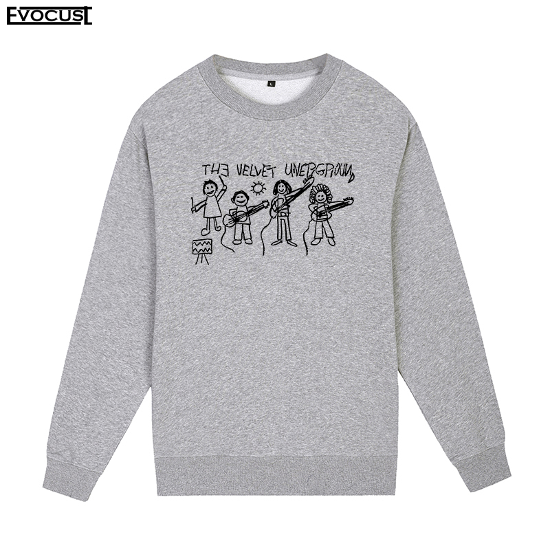 Nico THE Velvet Underground地下丝绒摇滚乐队专辑男女圆领卫衣