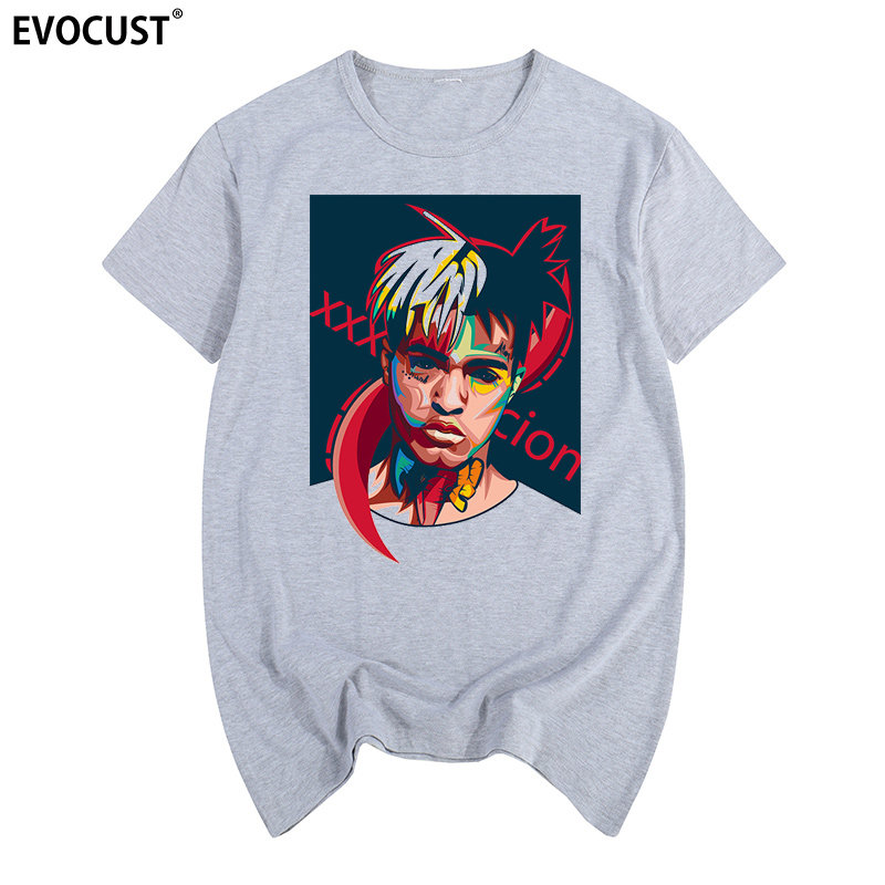 xxxtentacion嘻哈说唱饶舌个性青少年大学学生运动短袖T恤男女,个性定制/设计服务/DIY,T恤印制,淘宝优惠券,粉丝福利购,淘宝优惠卷