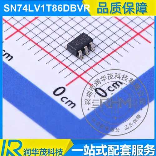 原装 SN74LV1T86DBVR SOT-23-5 丝印 NEH3 1CH 3.3V 异或门 IC TI