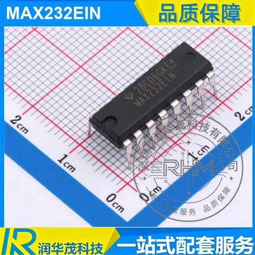 原装 MAX232EIN PDIP-16 丝印 MAX232EIN RS232收发器 全新SMD TI