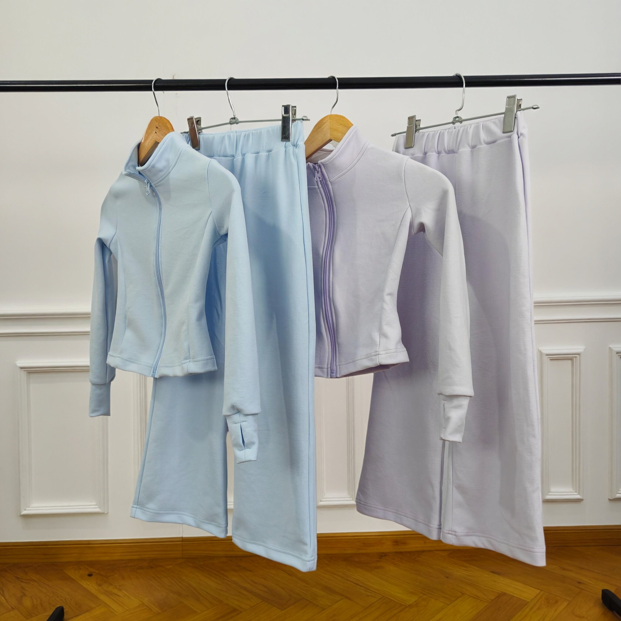 儿童舞蹈练功服分体德绒套装女童冬季瑜伽民舞跳舞服中国舞运动装