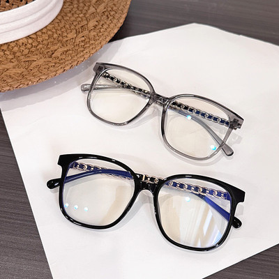 赵露思同款素颜黑框防蓝光镜