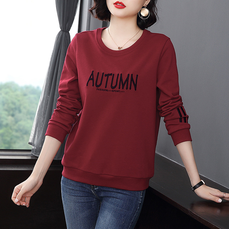 卫衣女装2025年春秋季新款洋气妈妈长袖上衣大码胖mm宽松女士外套