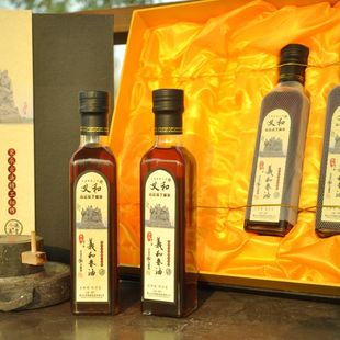 义和小磨香油头道头瓢黑芝麻油 古法工艺 山东济宁梁山特产新品