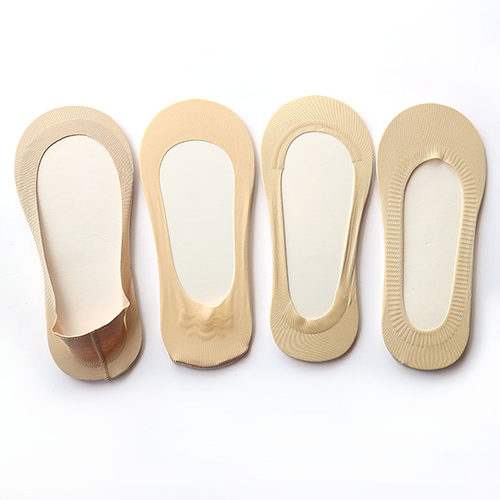 日单肉色浅口冰丝硅胶防滑隐形袜