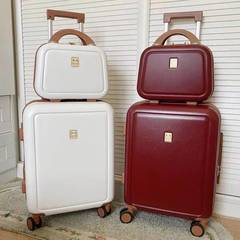 vali du lịch nữ Hộp thần tiên bước ra từ hộp xe đẩy Nhật, vali đôi retro, bánh xe vạn năng cực êm, vali đựng của hồi môn cưới cho nữ va li du lich cao cap vali du lịch đẹp