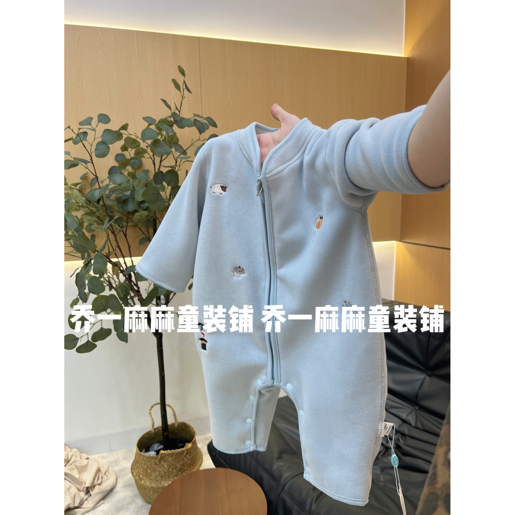 男女宝宝秋冬外出服春秋婴儿连体