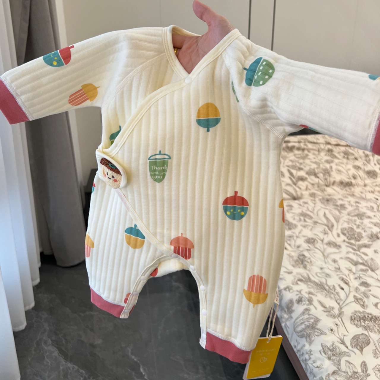 【秋冬夹棉】婴儿衣服春秋保暖秋冬夹丝表里纯棉a类睡衣宝宝新生