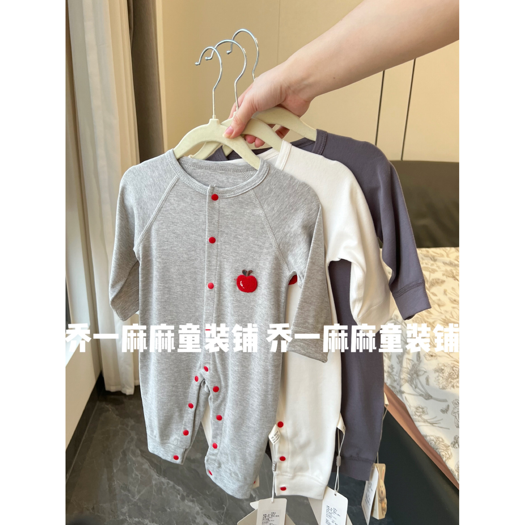 【春秋冬打底100棉 25度左右】婴儿衣服宝宝秋季连体衣新生婴幼儿