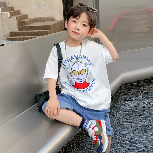 Ultra, Ультрамен Тига, детская спортивная летняя одежда, летний комплект для мальчиков, короткий рукав, коллекция 2022