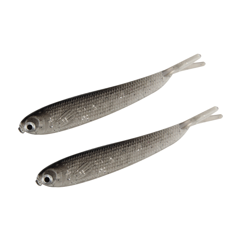 英莱特软体鱼路亚软饵叉尾铅头钩t尾软虫拟饵仿真饵2g 6.5cm