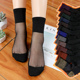 新款 日系韩国袜子女金银丝亮丝银葱玻璃丝百搭中筒女袜潮流5双ins