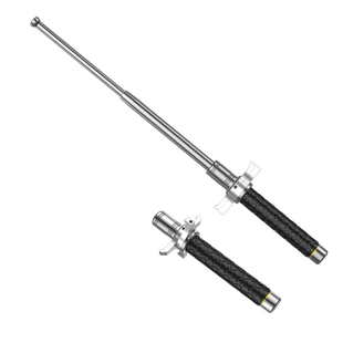 实心甩棍防身武器甩辊合法车载伸缩棍防狼自卫打架便携三节棍甩棒