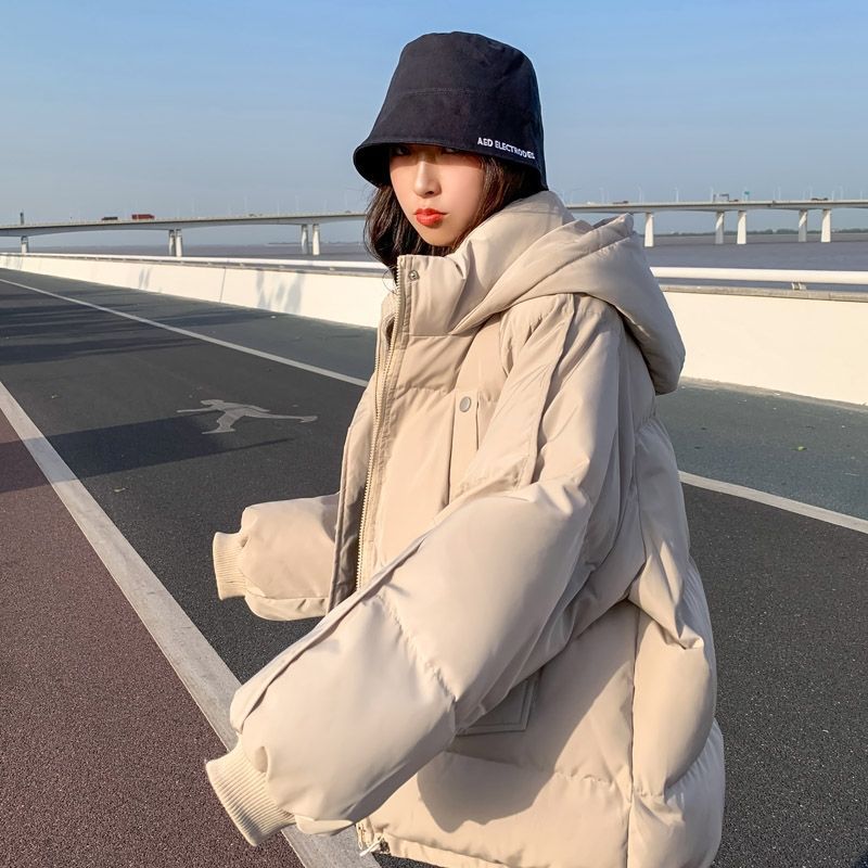 面包服短款韩版宽松风小棉袄棉