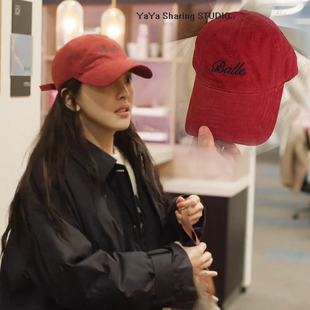 凡人歌李晓悦章若楠同款棒球帽防晒鸭舌帽女显脸小遮阳软顶太阳帽