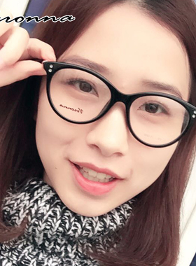 维罗纳 休闲板材潮款街拍复古全框女款近视眼镜框架11790
