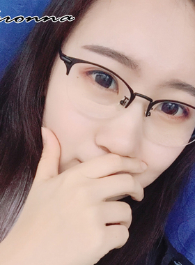 维罗纳半框合金眼镜 时尚简洁男女款复古眼镜近视眼镜框31028