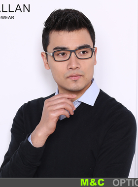 WALLAN/威尔安休闲TR全框镜架近视眼镜框12203 12202 12204 12205