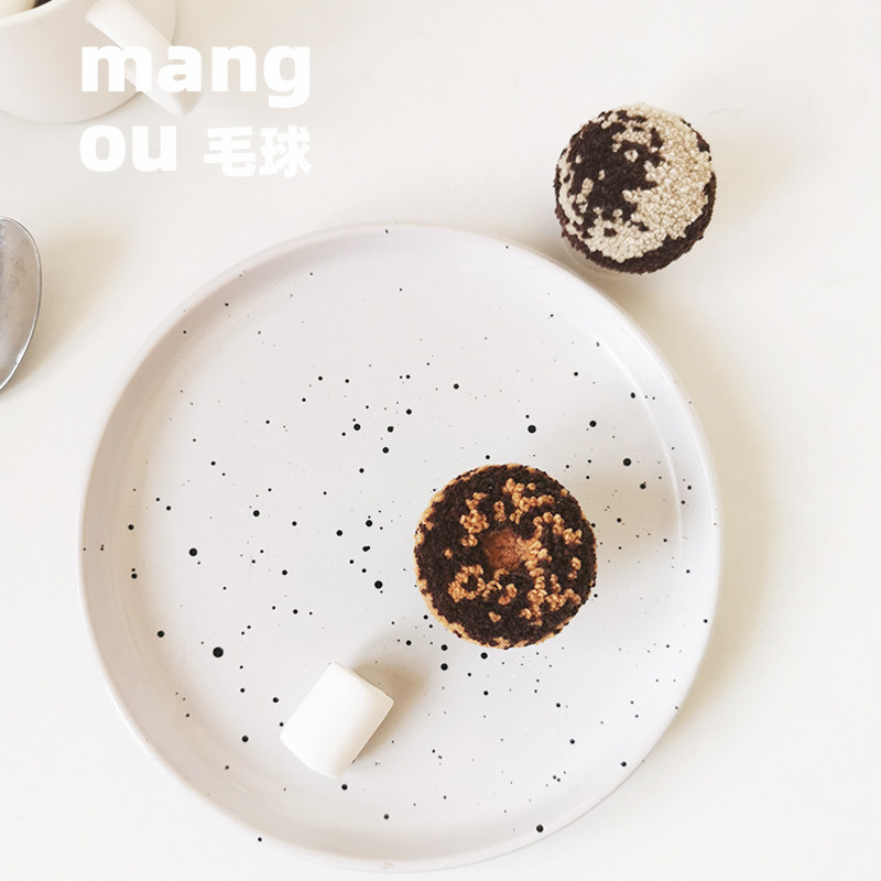 毛球可爱粘贴式解放小指手作支架