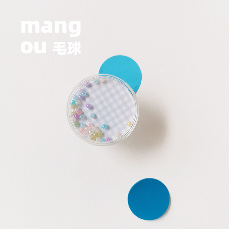 mangou毛球原创手机气囊磁吸支架摇摇乐手机壳粘贴桌面