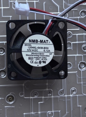 NMB 1204KL-04W-B30/B39/B40/B50/B59 12V 3cm厘米3010散热风扇