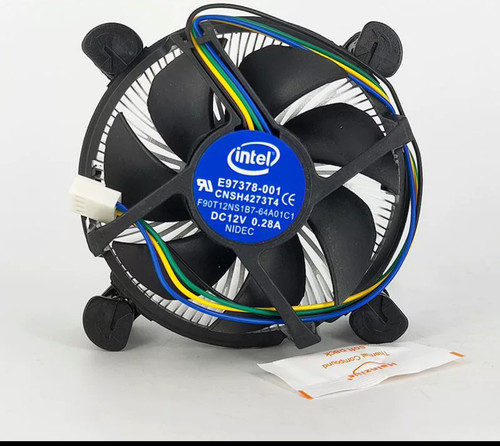 英特尔E97378-001 0.28A1155/1150/1156四针线 CPU散热器静音风扇