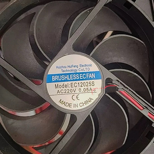 Model：EC12025S AC220V 0.05A全新BRUSHLESSECFAN 12025散热风扇