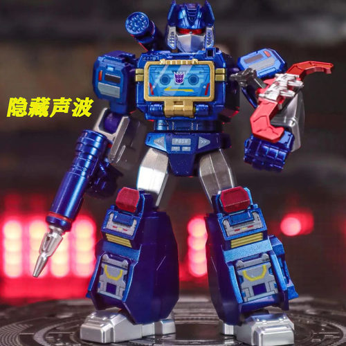 布鲁可变形金刚第3弹积木人群星版三弹声波大黄蜂布鲁克盲盒正版