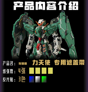 新月遮盖 财喵喵 力天使 GK改件预切割专用遮盖带 粤c