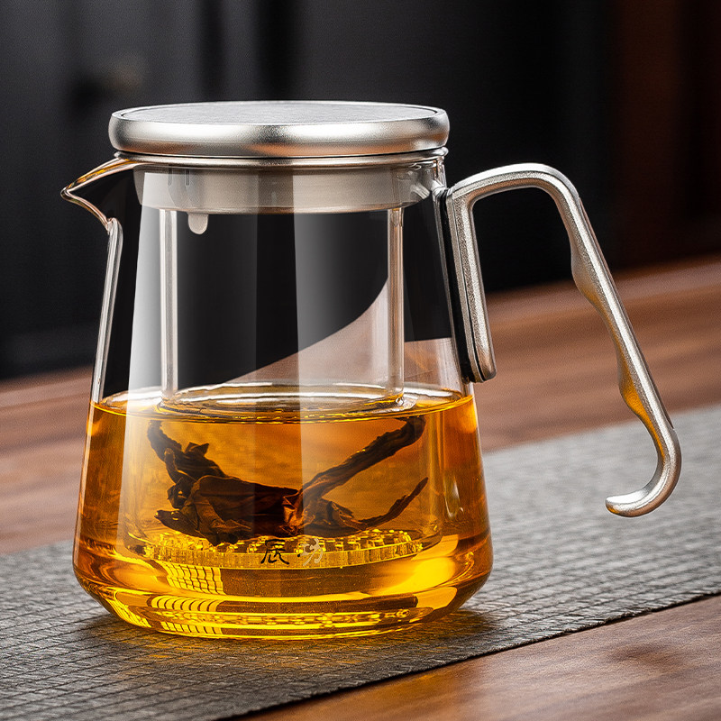 加厚耐热玻璃杯泡茶专用茶水分离
