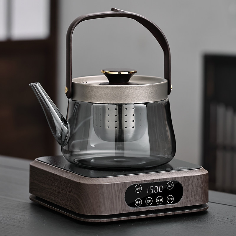 新款电陶炉高端提梁蒸煮一体耐热煮茶炉茶壶家用大功率养生壶套装,餐饮具,煮茶炉,淘宝优惠券,粉丝福利购,淘宝优惠卷