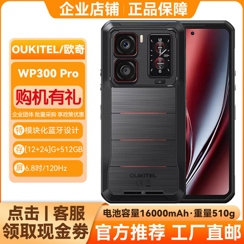 欧奇WP300模块化5G全网三防手机