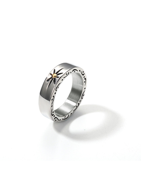 DH7新款设计感太阳之星戒指