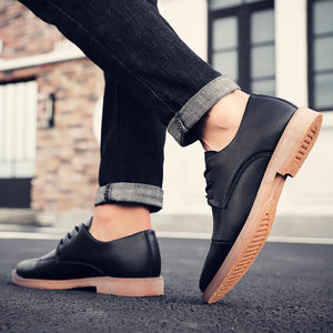 秋季防滑男士休闲小皮鞋