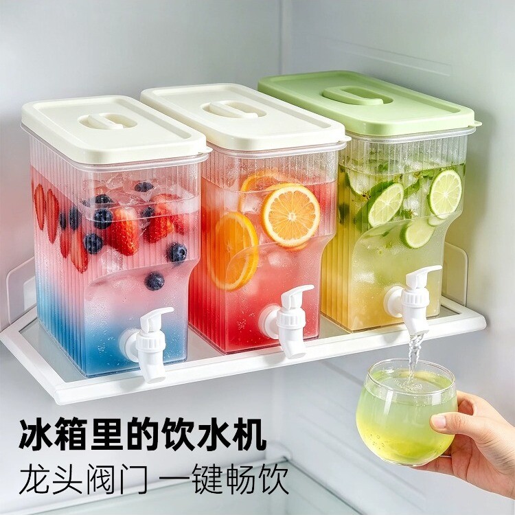 冰箱带龙头大容量冷水壶冷泡果茶