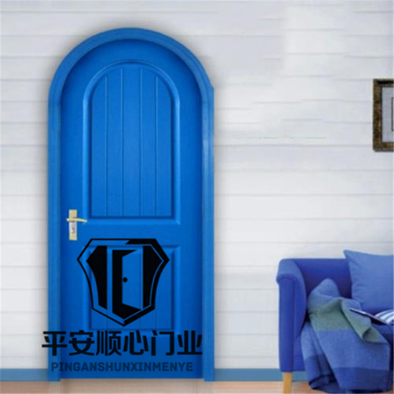 室内门烤漆拱形门平安实木