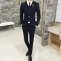 Thợ làm tóc Cửa hàng cắt tóc Hair Stylist Bar KTV Workwear Men Suit Suit Vest Vest Quần âu Đặt Tide - Suit phù hợp bộ vest nam