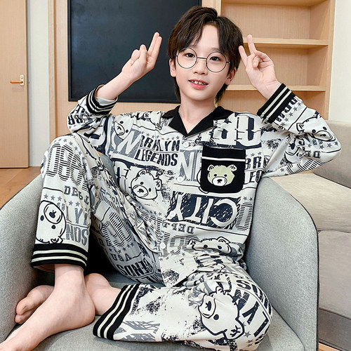 纯棉卡通春秋季休闲舒适