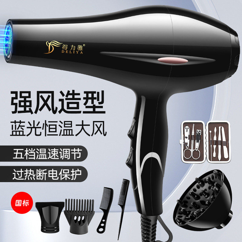 得力雅大功率冷热电吹风机家用