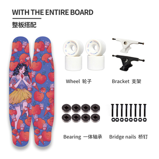 DGG成人专业款长板滑板初学者女生长板xdy十二星座男子刷街舞板