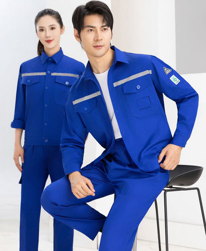 加油站夏季中石化防静电劳保服