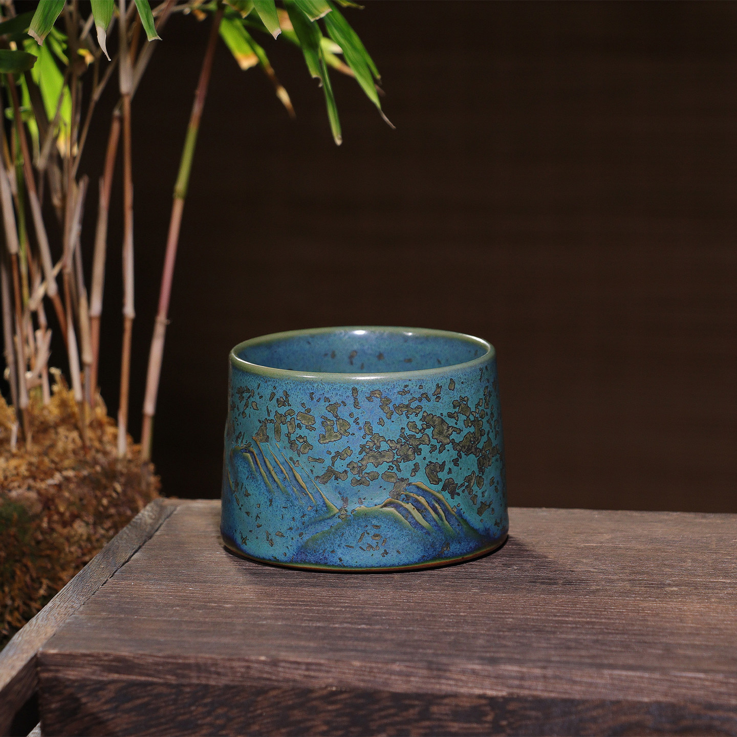 任晓飞如是杯 钧瓷手工原矿孔雀蓝茶杯中式复古风窑变茶具礼盒装,餐饮具,茶杯,淘宝优惠券,粉丝福利购,淘宝优惠卷