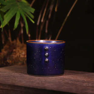 任晓飞三星杯 神垕钧瓷非遗手工茶杯炭烧茶器茶具主人杯礼盒装