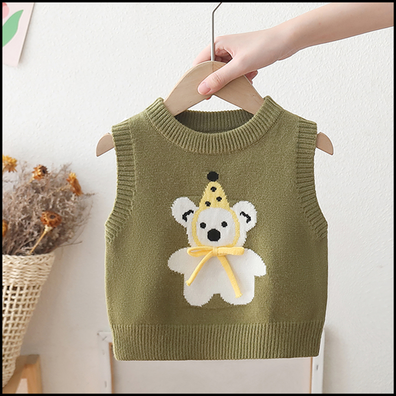 女童针织马甲秋装2025新款洋气儿童卡通马夹宝宝背心外穿坎肩春秋,童装/婴儿装/亲子装,毛衣/针织衫,淘宝优惠券,粉丝福利购,淘宝优惠卷