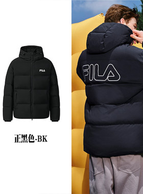 斐乐情侣厚外套女RGB羽绒服