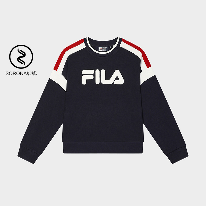 斐乐女子套头卫衣秋冬款