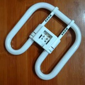 蝴蝶型灯管2D三基色21W38W28W16W55荧光灯四针卫生间厨房节能灯泡