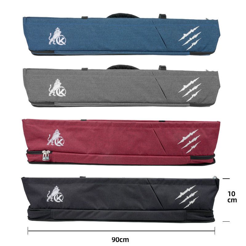 KONLLEN万世康伦草原台球杆包7孔9孔软包杆桶盒九球大容量配件