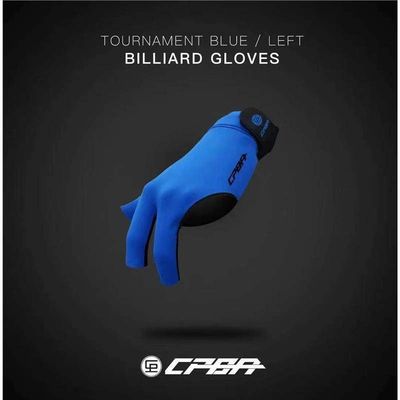 CPBA毛利秀夫台球露指手套高档
