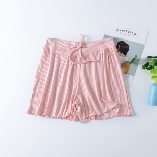 莫代尔宽松托腹短裤 女夏季 打底裤 怀孕期大码 家居服可外穿 孕妇薄款